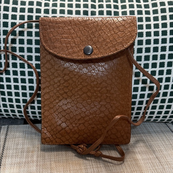 Handbags - Brown Textured Crossbody Bag